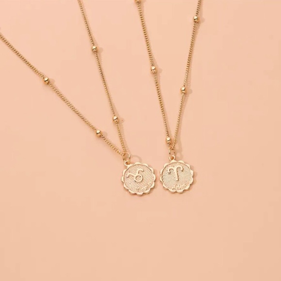 Aries March-April Zodiac Sign Bead Charm Necklace - Picture 11 of 15